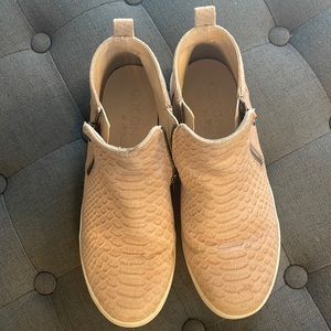 High top snake sneakers